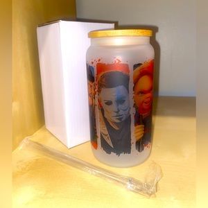 Horror Movie Glass Tumbler NEW